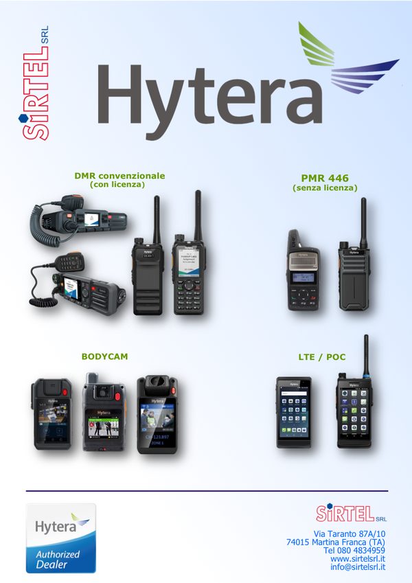 Copertina Catalogo Hytera 2024