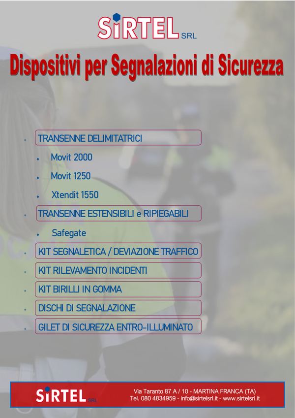 Copertina Dispositivi per segnalazioni di sicurezza 2025