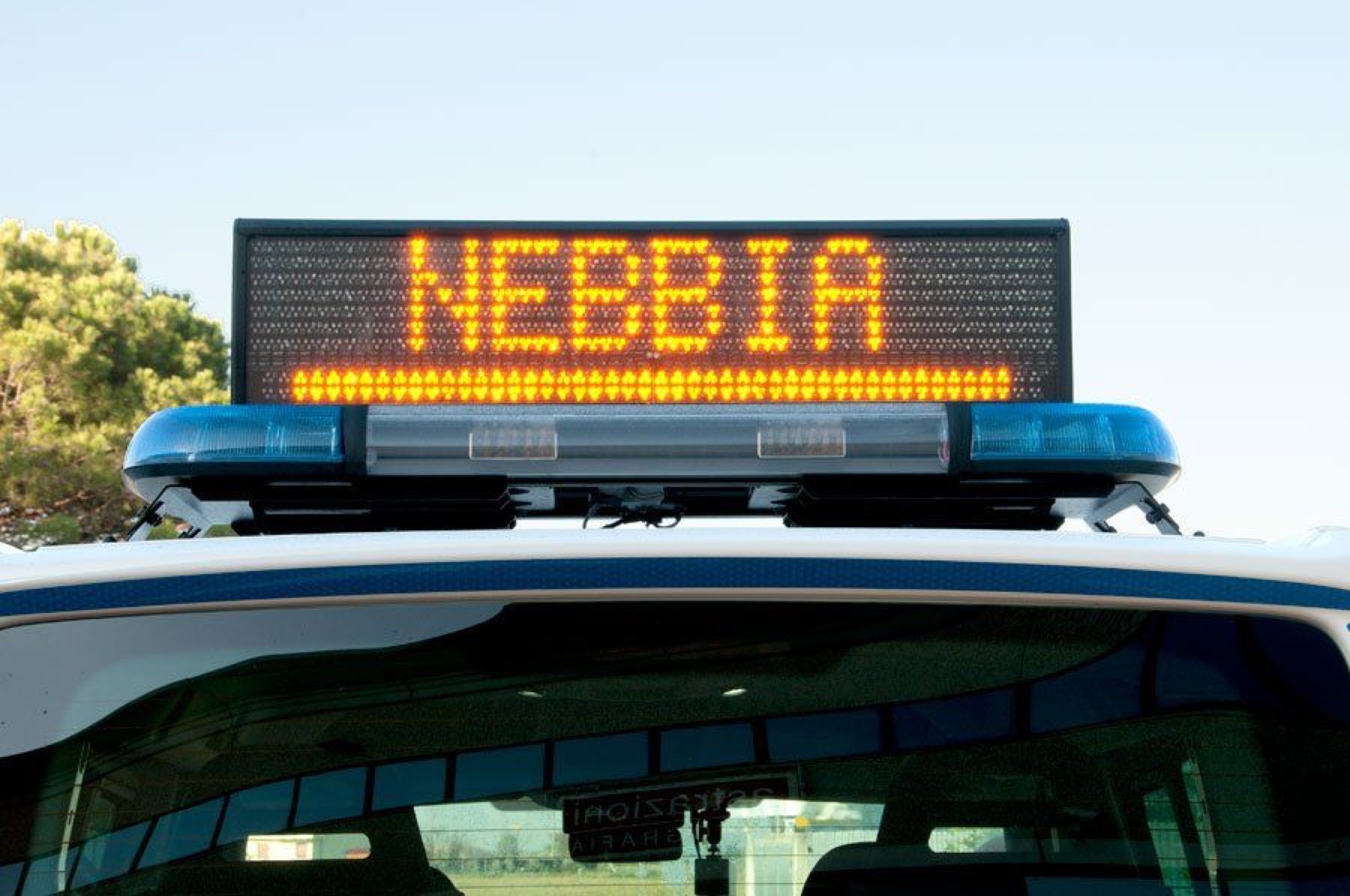 Display a messaggio variabile su barra di segnalazione