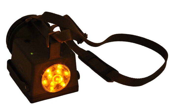Lampada con segnalazione LED gialla