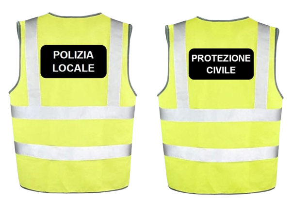 Gilet ad alta visibilità per polizia locale